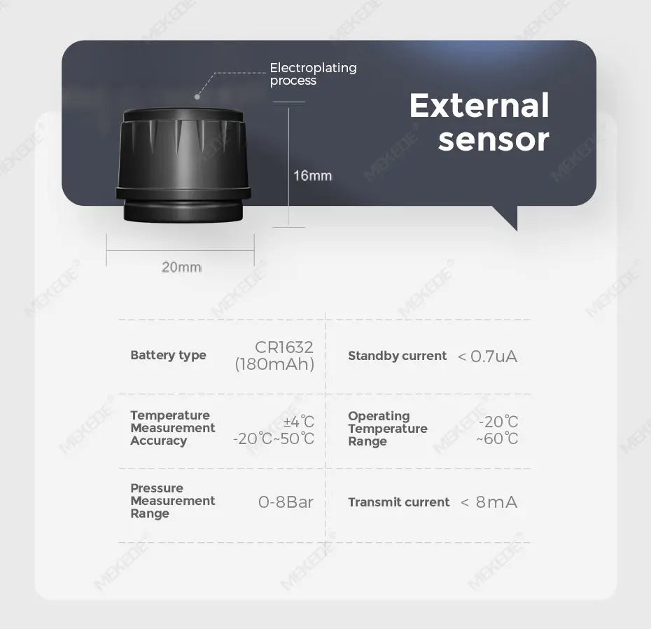 [DUDU] Duduauto TPMS External USB Tire Pressure Monitoring System (TPMS) Day2.my