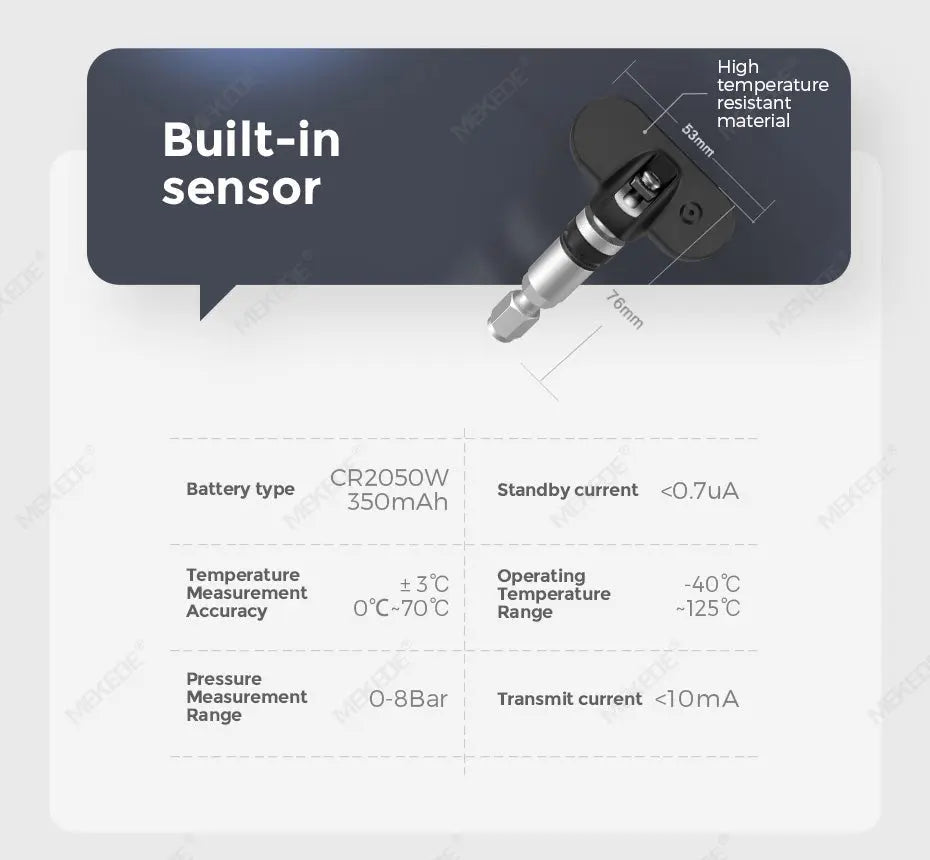 [DUDU] Duduauto TPMS Built-in Tire Pressure Monitoring System (TPMS) Day2.my