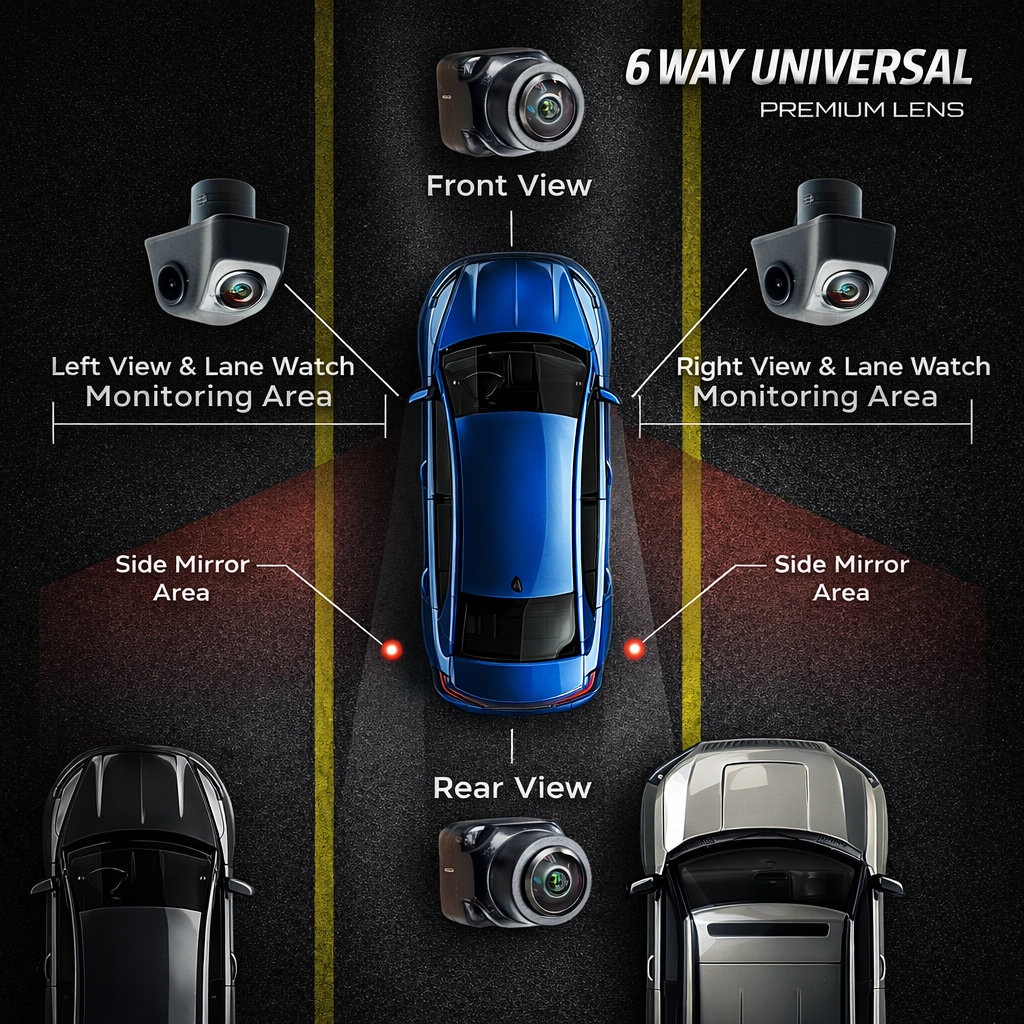 [READY STOCK]⚡7870S Android Player 2K 6-Way 360⚡7870 Android Player 2K 8 Core 2.7GHz CPU Blind Spot DTS RDS Carplay/Android Auto