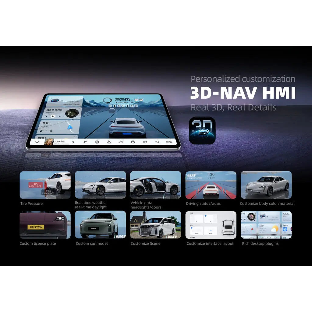 ⚡TS20 Android Player 2K 360⚡TS20 Android Player 2K Latest Premium 2.7GHz CPU DTS 9.5/10.36 Inch Carplay/Android Auto Day2.my