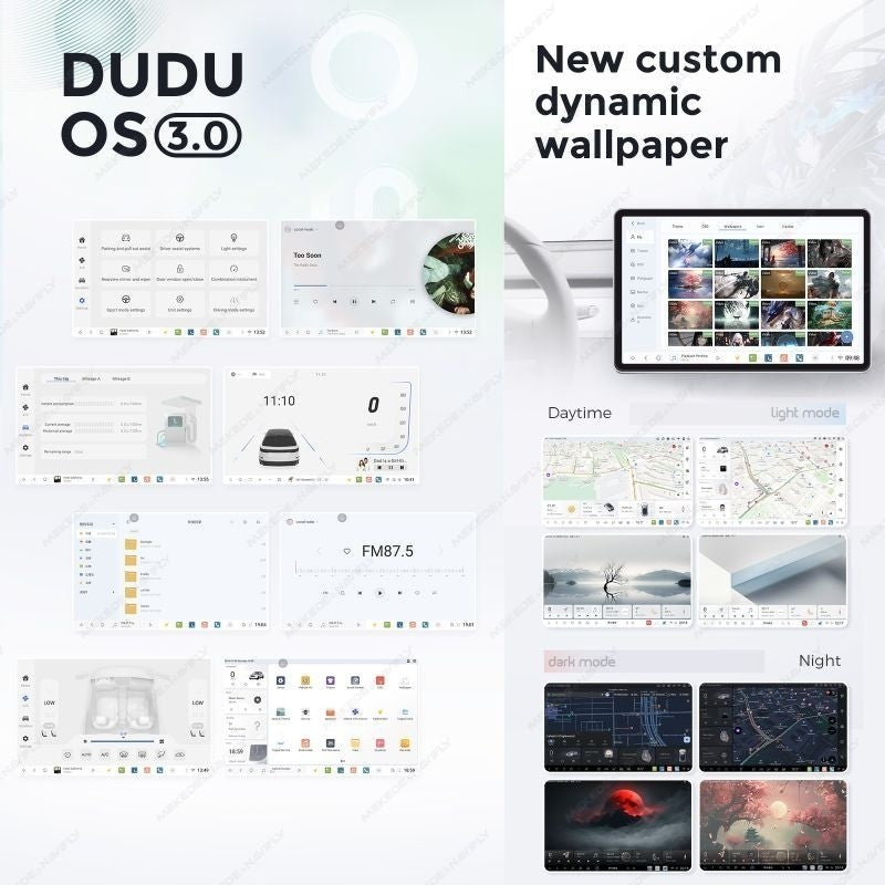 ⚡MEKEDE DUDU 4 Android Player⚡MEKEDE DUDU 4 8581 9.5 10.36 Inch QLED 4+64 DSP Apple Carplay Android Auto Day2.my