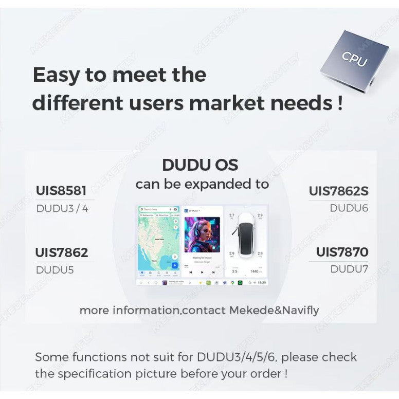 ⚡MEKEDE DUDU 4 Android Player⚡MEKEDE DUDU 4 8581 9.5 10.36 Inch QLED 4+64 DSP Apple Carplay Android Auto Day2.my