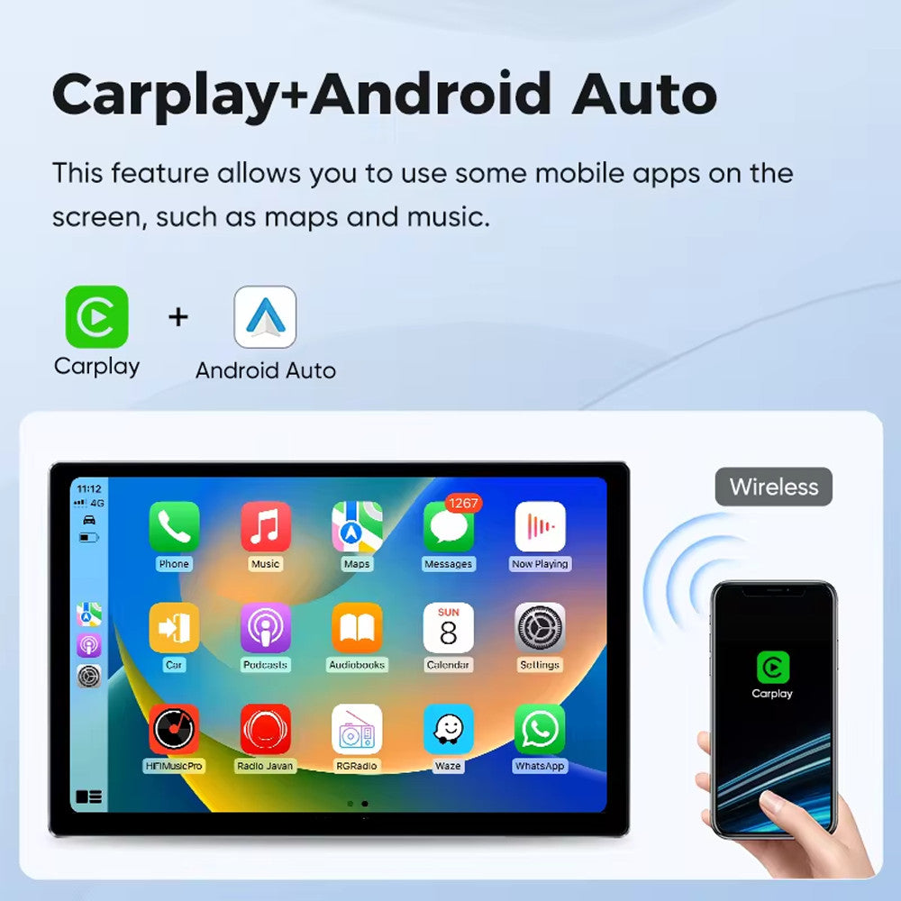 ⚡7870S 13 Inch Android Player 360⚡7870S 13 Inch Android Player 360 Universal 4G DSP Wireless Carplay Auto 2K 2.7GHz Day2.my