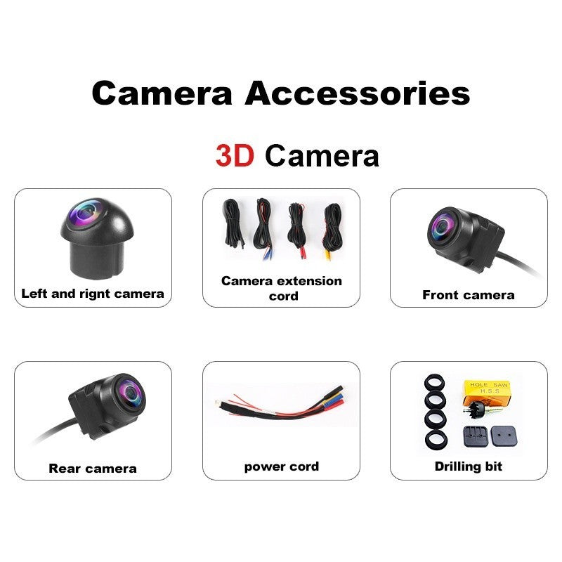 1080P 360 Panoramic Camera Set Night Vision IP68 Waterproof Android Player Day2.my